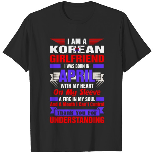 I Am A Korean Girlfriend April T-shirt
