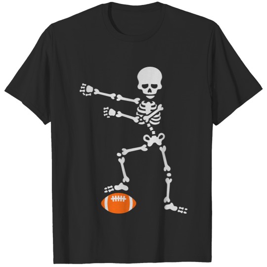 Discover American football floss dance flossing skeleton T-shirt