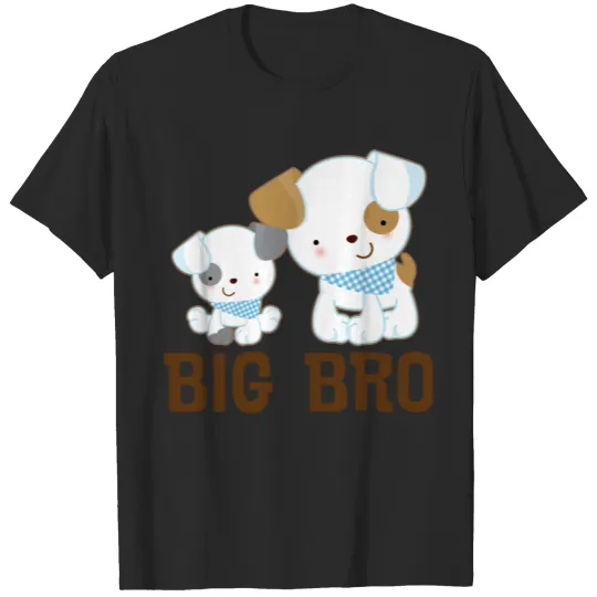Discover Big Bro Puppy Dog Brother T-shirt