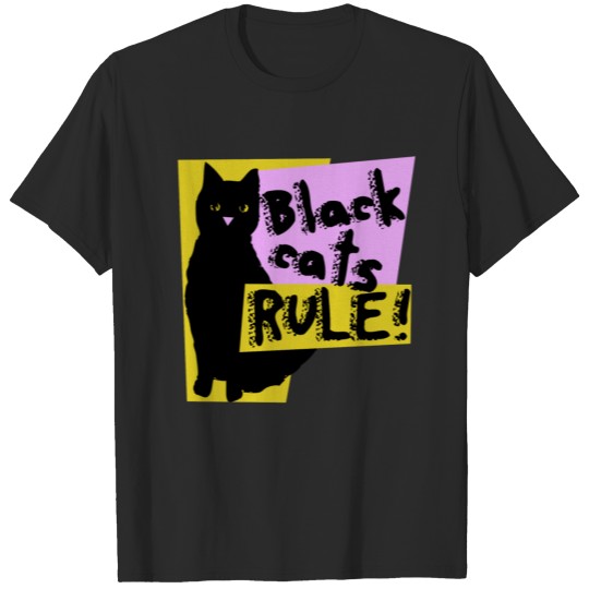 Discover Black Cats Rule T-shirt