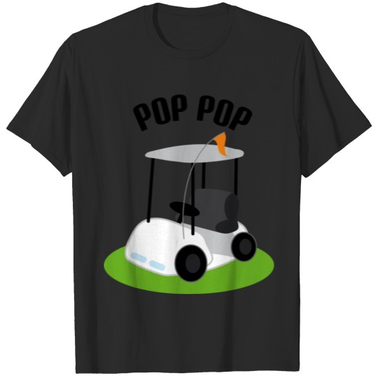 Discover PopPop Grandpa Golfing Gift T-shirt