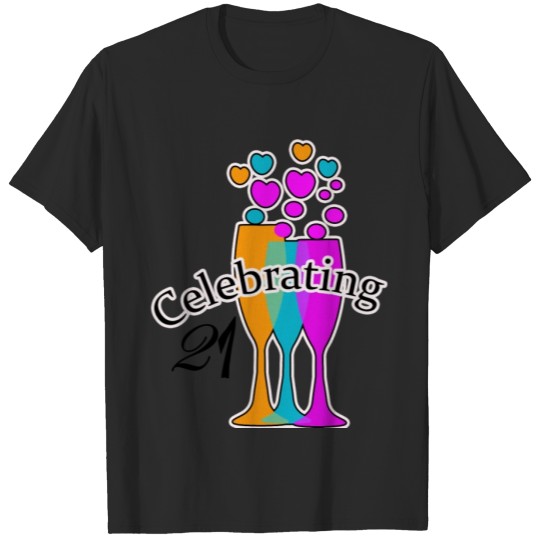 Discover Celebrating 21 T-shirt