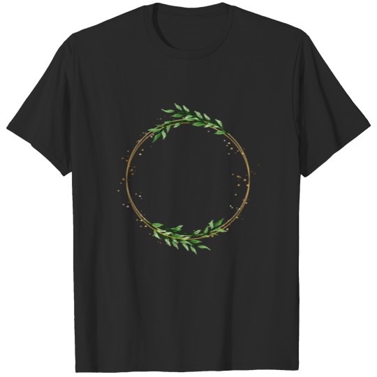 Discover wreath_gold_green T-shirt