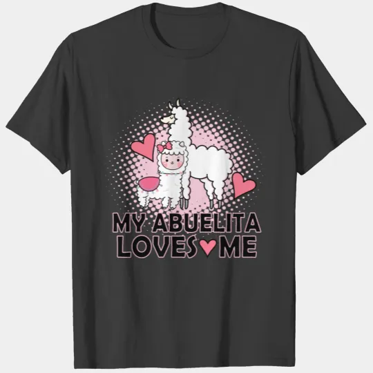 My Abuelita Loves Me Llama T-shirt