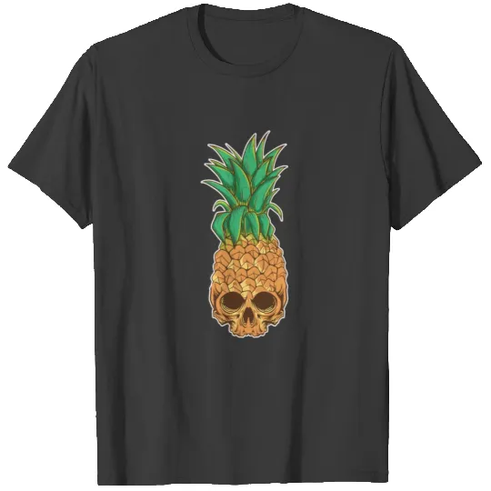 pineapple skull T-shirt