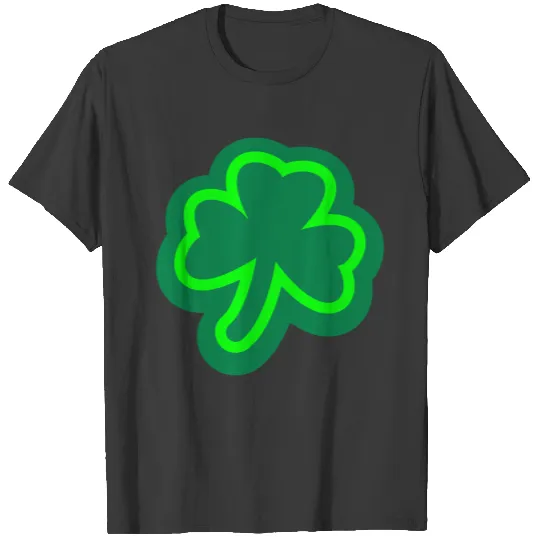 Shamrock with outline T-shirt