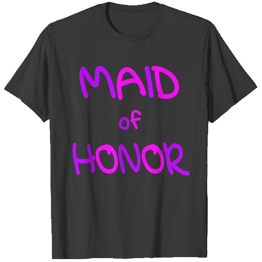 Maid of Honor (wedding, bridesmaid) T-shirt