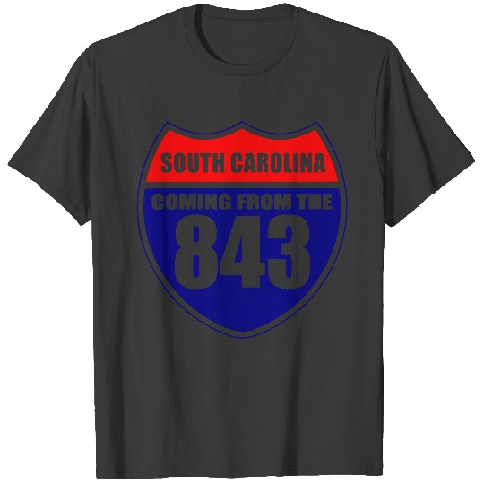 South Carolina 843 T-Shirt T-shirt