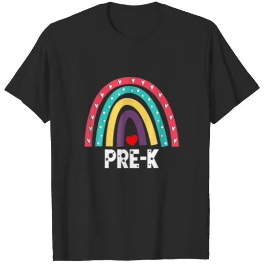 Discover Pre-K Cute Rainbow KIDS TEACHERS Field Day 2022 Ba T-shirt