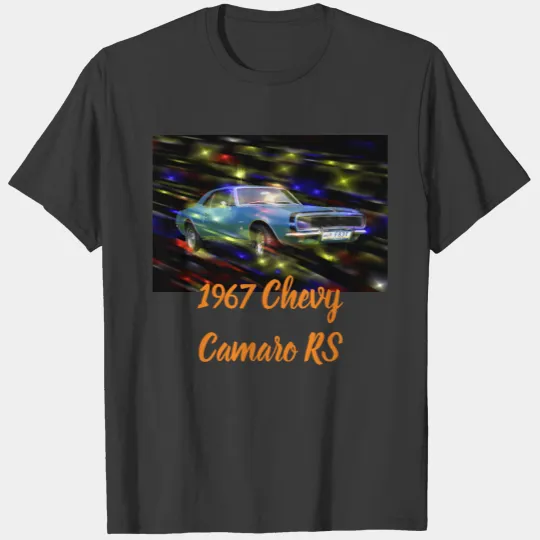 1967 Chevy Camaro RS Men's Basic Dark T-shirt