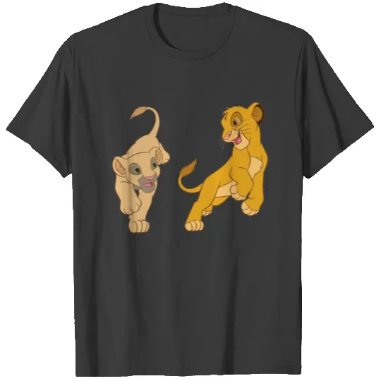 Lion King's Simba and Nala Playing Disney T-shirt