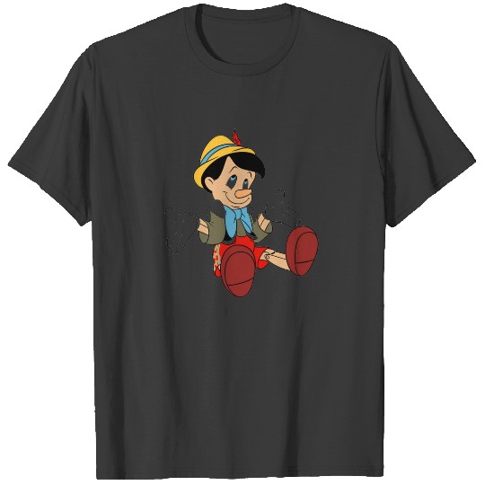Pinocchio Shrugging His Shoulders Disney T-shirt