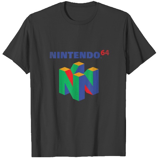 Discover Nintendo 64 Classic Logo Retro Vintage Graphic T-S T-shirt