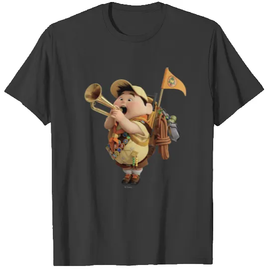 Russell blowing bugle - Disney Pixar UP 2 T-shirt