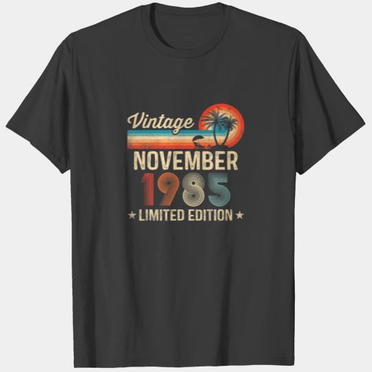36 Year Old 36Th Birthday Vintage November 1985 Me T-shirt