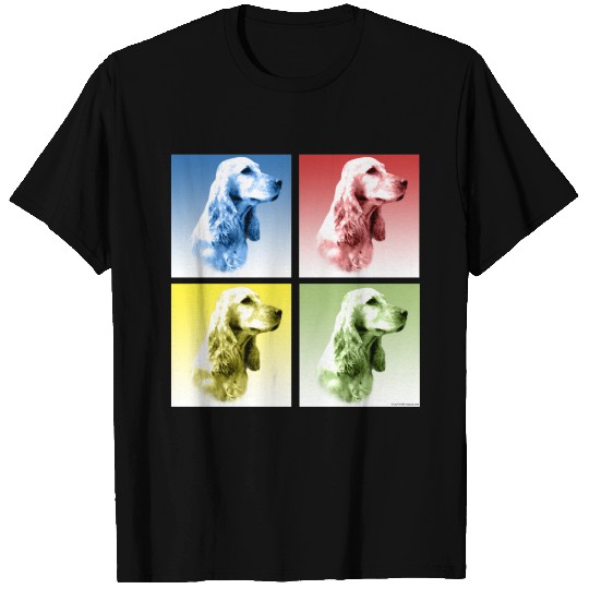 English Cocker Spaniel Pop T-shirt