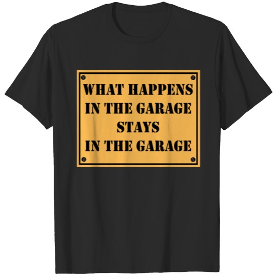 Discover Humorous Funny Men's "Garage" T-shirt