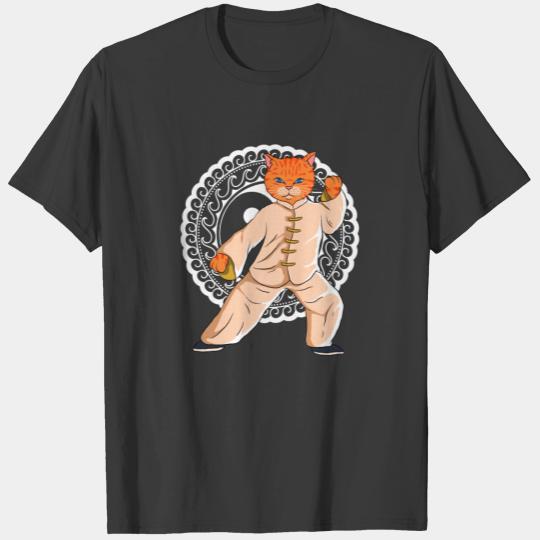 Tai Chi Ying Yang Tai Chi Cat Sleeveless T-shirt