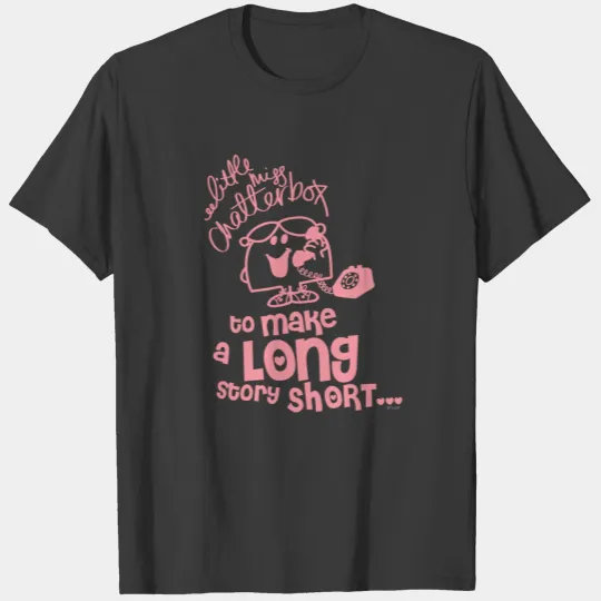 Little Miss Chatterbox | Long Story Short T-shirt