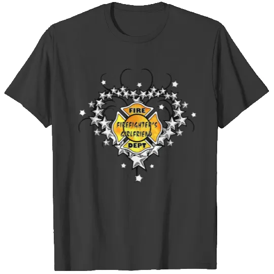 A Firefighters Girlfriend Tattoo T-shirt
