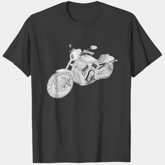 Harley Bike! Awesome Men's Basic Dark T-shirt