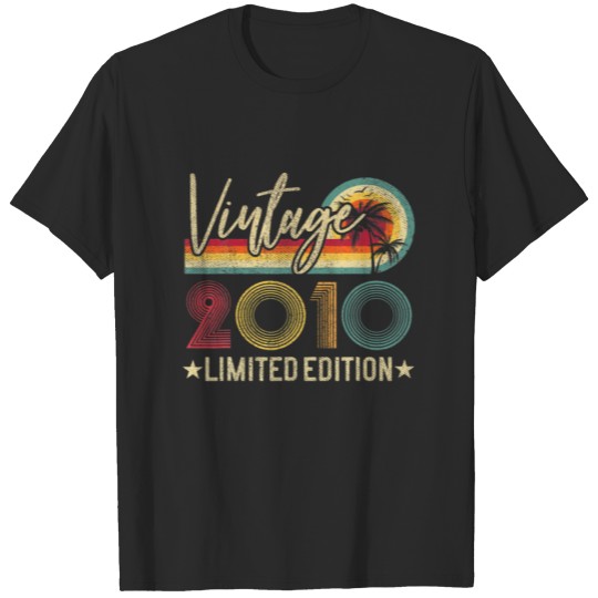 Discover Vintage 2010 10Th Birthday Gift 10 Years Old Limit T-shirt