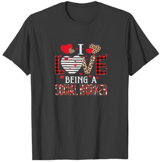 Discover I Love Being Grandma Red Plaid Truck Hearts Valent T-shirt