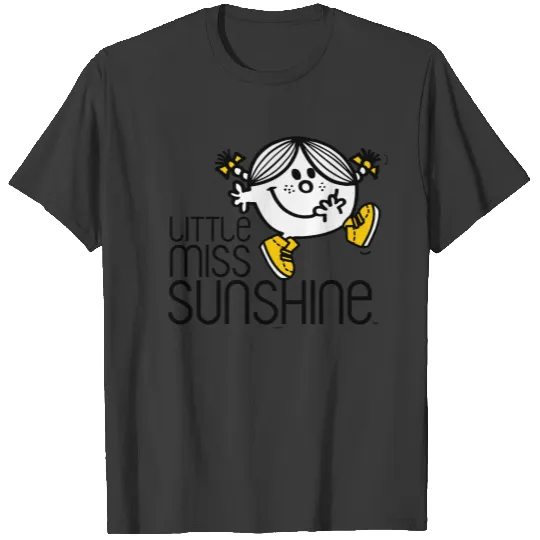 Little Miss Sunshine Walking On Name Graphic T-shirt