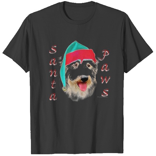 Glen of Imaal Terrier Santa Paws T-shirt