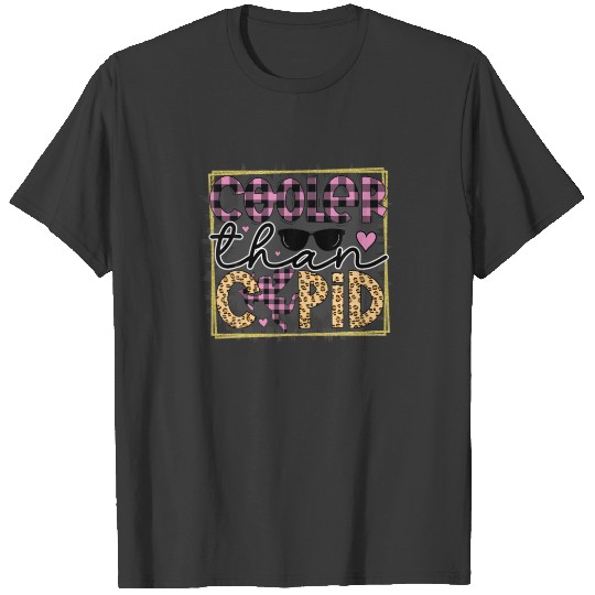 Coooler Than Cupid Plaid Leopad T-shirt