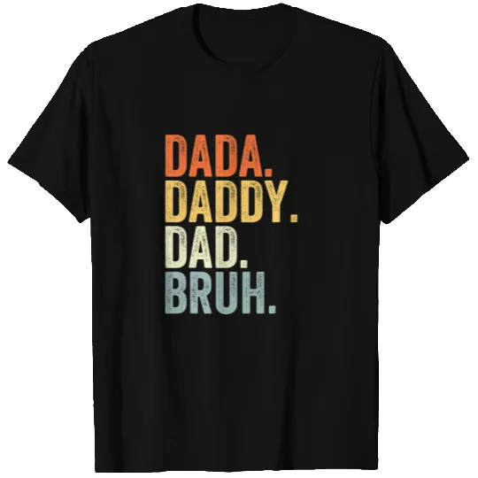 Mens Funny Dad Vintage Fathers Day Dada Daddy T-shirt