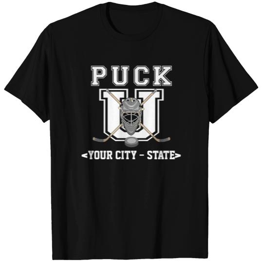 Personalized Funny Hockey Puck T-shirt