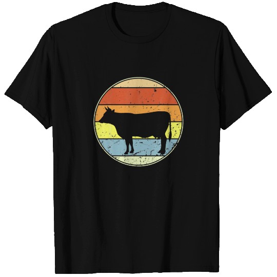 Cow Farm Animal Retro Vintage T-shirt