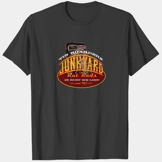 Tin Hoarders Junkyard Rat Rods Funny T-shirt