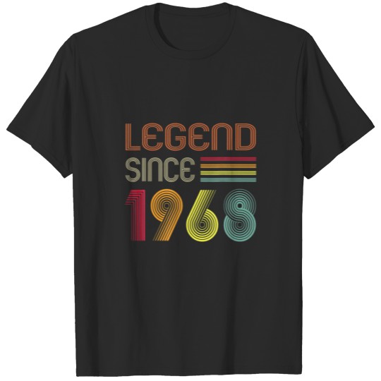 Discover 54 Year Old Gifts Legend Since 1968 54Th Birthday T-shirt