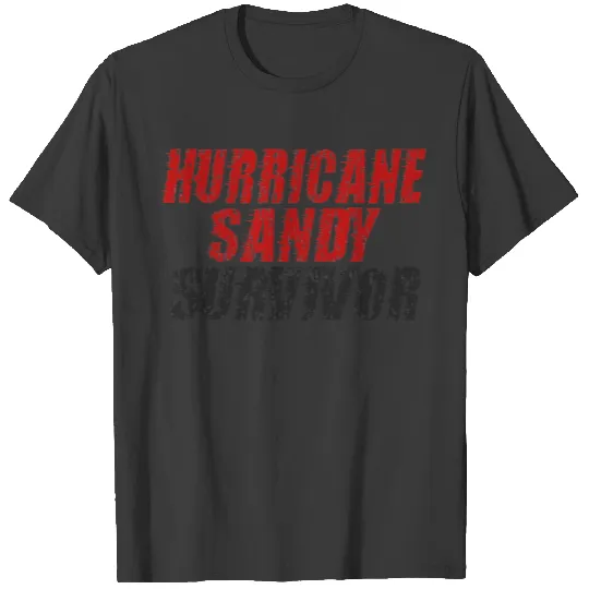 Hurricane Sandy Survivor Distressed T-shirt