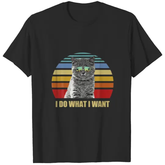 Discover British Shorthair Cat I Do What I Want Funny Cat L T-shirt