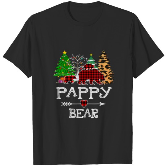 Discover Pappy Bear , Red Buffalo Plaid Pappy Bear Pajama T-shirt