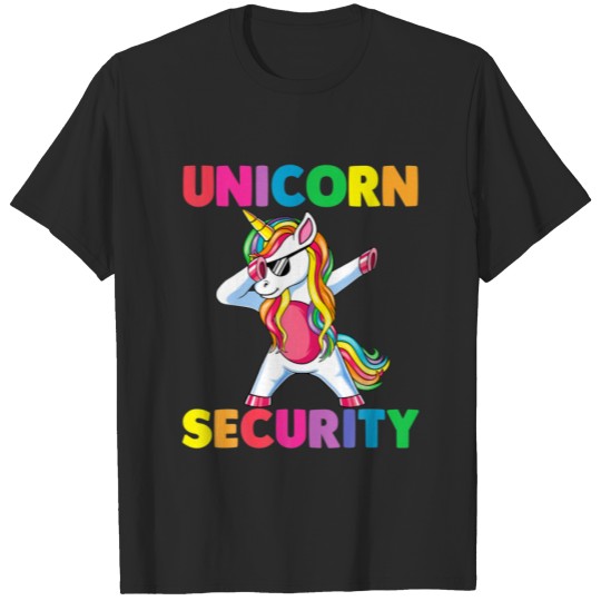 Discover Unicorn Security Funny Gift T T-shirt