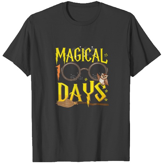 Magical 100 Days Of School Teacher Students Kids B T-shirt