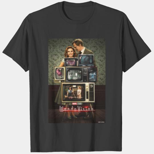 WandaVision Television Stack Poster T-shirt