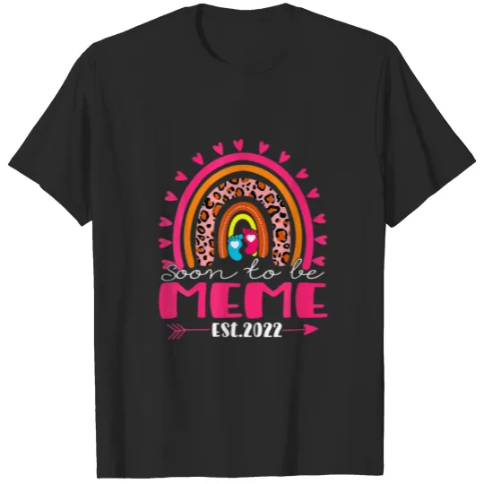 Discover Soon To Be Meme 2022 Funny Leopard Rainbow Mother' T-shirt