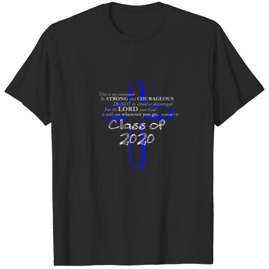 Christian Graduation Gift Class Of 2020 With Scrip T-shirt