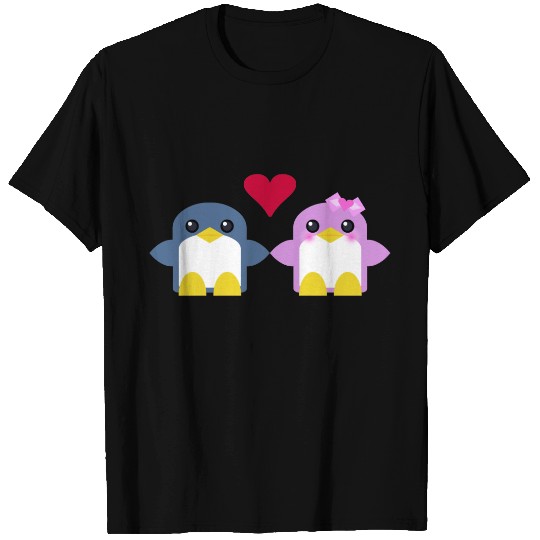 kawaii penguins love sweety tweety T-shirt