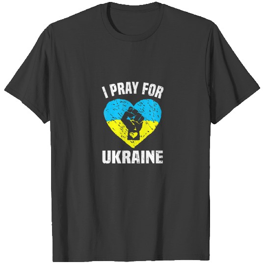 Support Ukrainian I Stand With Ukraine I Pray For T-shirt