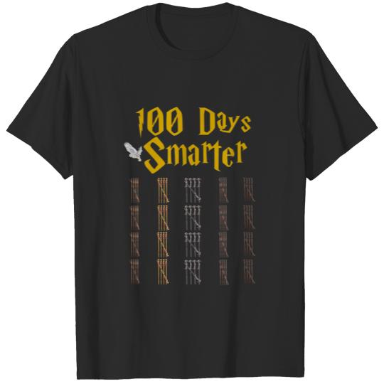 100Th Day Of School 100 Days Smarter Wizard T-shirt