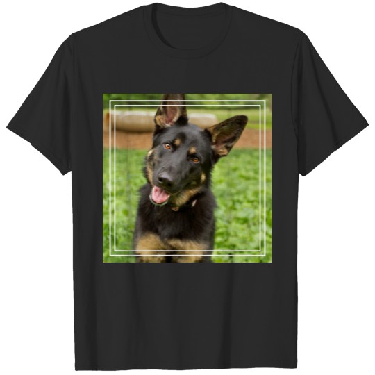 Discover Portrait of a German Shepherd T-shirt