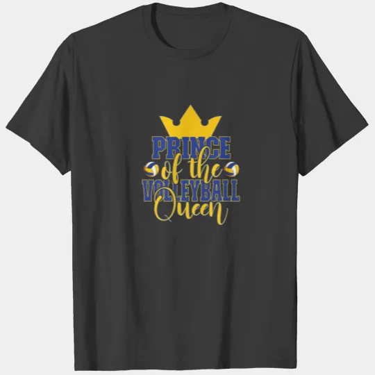 Prince Of The Volleyball Queen Family Matching T-shirt