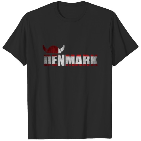 Discover Proud Denmark Danish Viking T-shirt