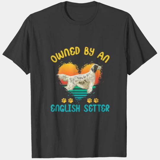 Owned By A English Setter Vintage T-shirt